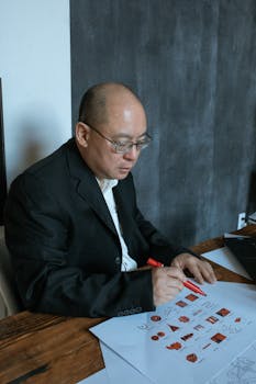 Man in Black Suit Jacket Wearing Eyeglasses